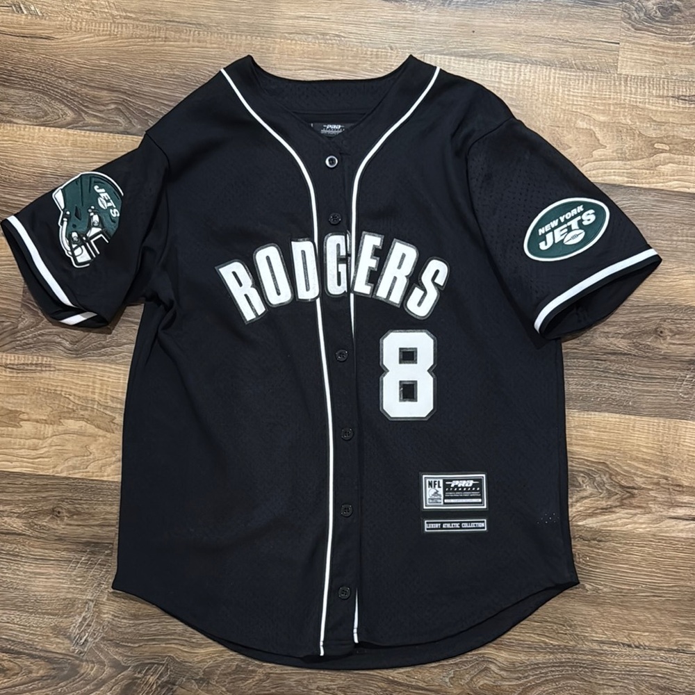 Black Rodgers Men NY JETS Jersey